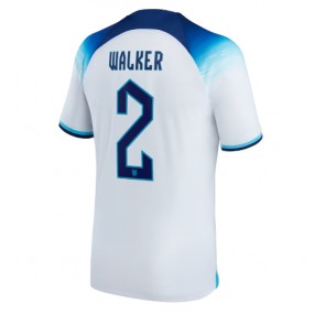 Anglia Kyle Walker #2 Koszulka Podstawowych MŚ 2022 Krótki Rękaw